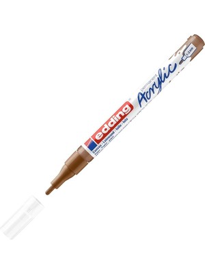 Edding Markör Kalem Akrilik İnce Uçlu Fındık Kahvesi 919 (10 Lu Paket)