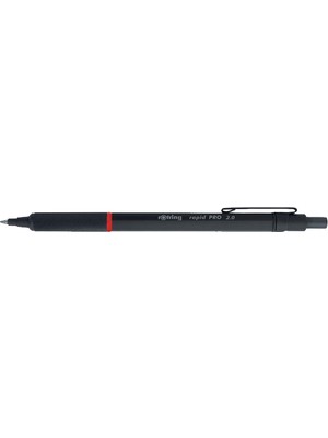  rotring rapid versatil kalem 2.0 mm pro siyah tekli kutu
