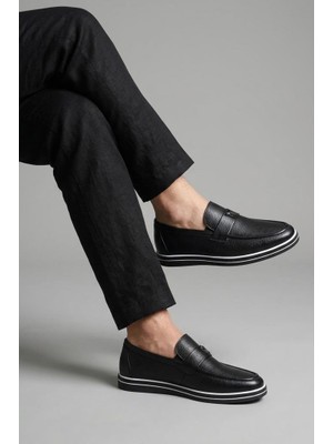 Pisagor PS-5182 Erkek Günlük Hakiki Deri Loafer Ayakkabı