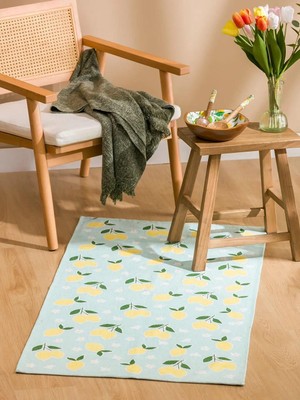 LC Waikiki Karışık Limon Baskılı Halı 70X140 cm  (S6)