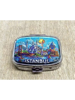 Marsilyan Istanbul Temalı Ilaaç Kutusu - Model 9