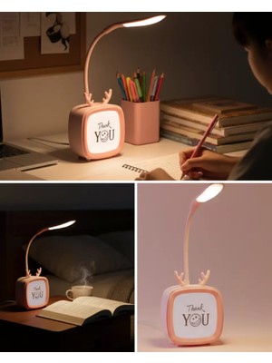 Marsilyan Modern Tasarımlı Şarj Edilebilir LED Gece Lambası