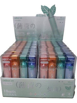 Bafix Fosforlu Kalem (İşaret Kalemi) Chosch 4 Renk Cs-H939