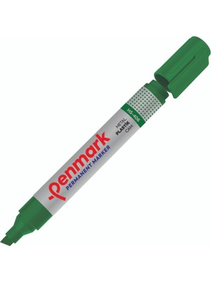 Penmark Permanent Markör Kalem Kesik Uç Yeşil Hs-406 (12 Li Paket)