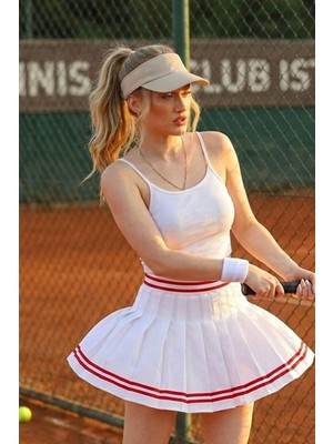 Ritagarcia Unisex Tenis Vizör Şapka - Ayarlanabilir Spor Plaj Güneş Şapkası
