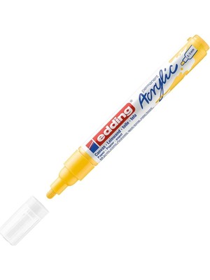 Edding Markör Kalem Akrilik Orta Uçlu Trafik Sarı 905 (10 Lu Paket)