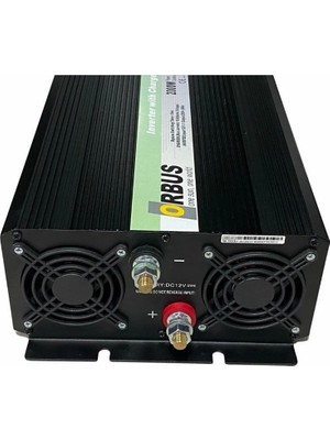 Orbus 12V - 220V Ac 1000W Çevirici Modified Sinus Inverter 1000 Watt (12 Volt Giriş 220 Volt Çıkış)