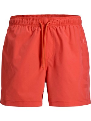 Jack & Jones Jpstmauı Wave Logo Swım Shorts Reg Sn Turuncu Erkek Şort 12291391