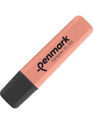 Penmark Pastel Fosforlu Kalem (İşaret Kalemi) Yavruağzı Hs505-09 (10 Lu Paket)