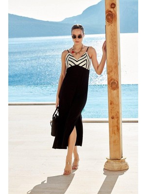 Cossy By Aqua Kadın Siyah Elbise 26790