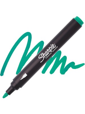 Sharpie Akrilik Markör Kalem Yuvarlak Uç Yeşil Sh-2218066 (6 Lı Paket)