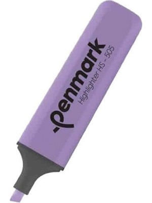 Penmark Pastel Fosforlu Kalem (İşaret Kalemi) Lavanta Hs505-07 (10 Lu Paket)