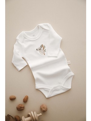 Ohlala Koala Koala Nakışlı Uzun Kollu Body