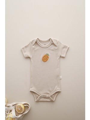 Ohlala Koala Ananas Nakışlı Çıt Çıtlı Body-Zıbın