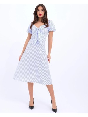 Stores36 5948 Elbise-Washington Çizgili