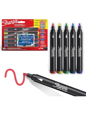 Sharpie Markör Akrilik Yuvarlak Uç Kalem 5 Renk 2201069