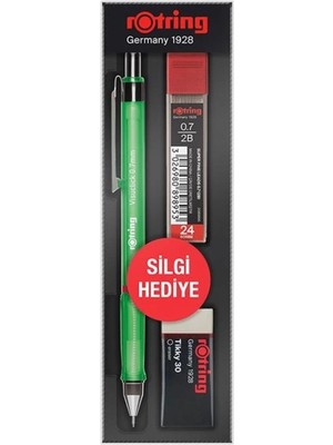 Rotring Okul Seti Visuclick Versatil Kalem /Min Silgi 0.7 Mm Opak Yeşil Ro-Vk07