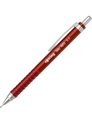 Rotring Okul Seti Versatil Kalem Tikky Retro 0.5+Min Silgi Hediyeli Kırmızı