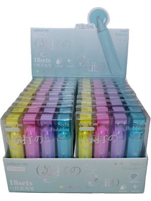 Bafix Fosforlu Kalem (İşaret Kalemi) Chosch 4 Renk Cs-H940