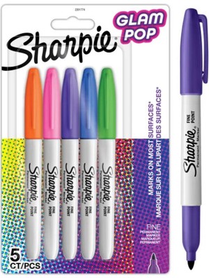 Sharpie Permanent Markör Kalem Fine Glam Pop 5 Renk 2201774