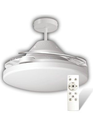 Cata Ct 1156 Dolunay 72W Fanlı Kumandalı LED Ampul 6400K Beyaz Işık