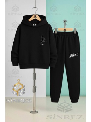 Çocuk Unısex Futbolcu Syh Sol Ust Kapşonlu Eşofman Takımı