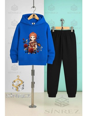 Çocuk Unısex Jyn Anıme Gırl Kapşonlu Eşofman Takımı