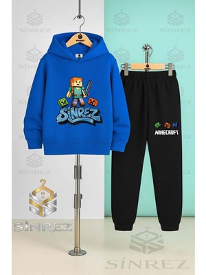 Çocuk Unısexsınrez Aleksa Kız Baskılı Kapşonlu Eşofman Takımı