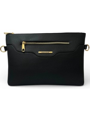 Sanmorris Kadın Suni Deri Ayarlanabilir Çapraz Askılı ve El Askılı Portföy, Clutch Çanra