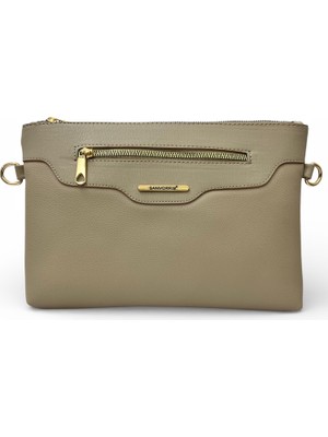 Sanmorris Kadın Suni Deri Ayarlanabilir Çapraz Askılı ve El Askılı Portföy, Clutch Çanra