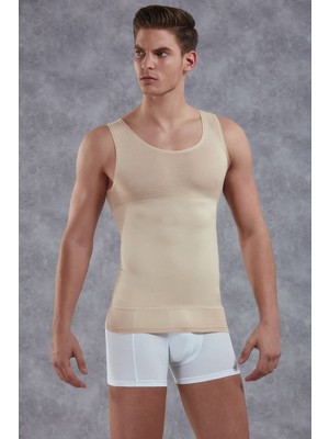 Doreanse Erkek Pamuk Büyük Beden Toparlayıcı Korse Atlet 5950P-TEN
