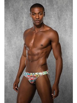 Doreanse Erkek Modal Çok Renkli Baskılı Külot Slip 1245