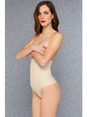 Doreanse TEN Kadın Pamuklu Yüksek Bel String Body Korse 5915