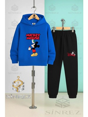 Çocuk Unısex Mıckey Czm Klm Kapşonlu Eşofman Takımı