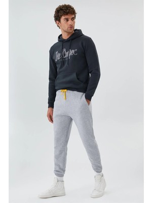 Lee Cooper Vıctors Erkek Eşofman Alt Gri Melanj