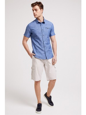 Lee Cooper Lordy Erkek Gömlek İndigo