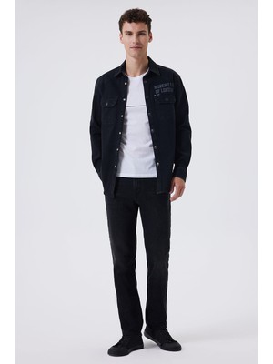 Lee Cooper Cenas Erkek %100 Pamuk Jean Gömlek Denim