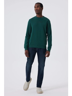 Lee Cooper Dorre Erkek Sweatshırt Zümrüt Yeşili