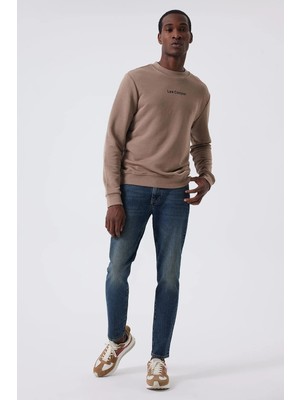 Lee Cooper Dorre Erkek Sweatshırt Bej