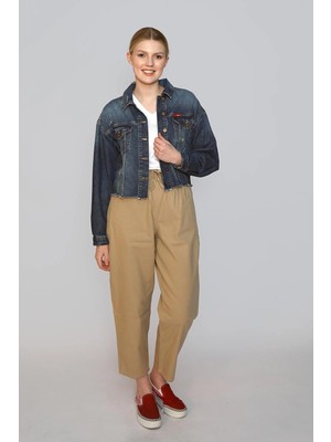 Lee Cooper Mavi Kadın Denim Ceket 242 Lcf 131010 Freya 2 Denım