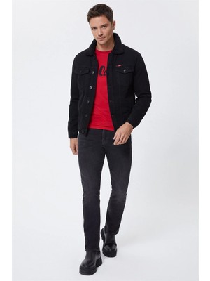 Lee Cooper Leecooper Puebla 10 Erkek Kürklü Jean Ceket