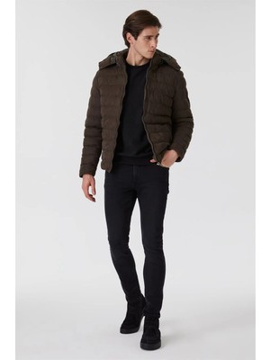 Lee Cooper Steel Erkek Şişme Mont Kahve