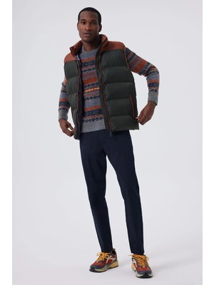 Lee Cooper Zümrüt Yeşili Erkek Yelek 241 Lcm 235003 Blaın Zumrut-Tutun