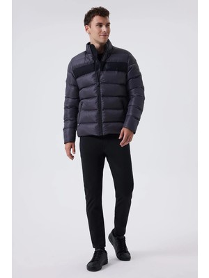 Lee Cooper Lıver Erkek Şişme Mont Antrasit