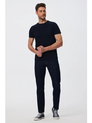 Lee Cooper Jagger Normal Bel Dar Kesim Düz Paça Mavi Erkek Jean Pantolon