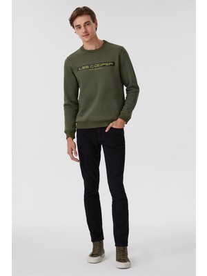 Lee Cooper Jeff Erkek Skınny Süper Dar Kesim Normal Bel Dar Paça Jean Pantolon Siyah
