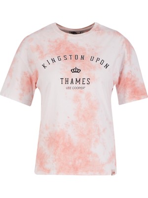 Lee Cooper Bella Kadın %100 Pamuk Bisiklet Yaka T-Shirt