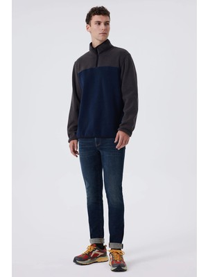 Lee Cooper Dıago Erkek Sweatshırt Lacivert-Antrasit