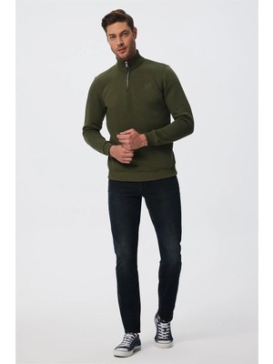 Lee Cooper Dylen Erkek Sweatshırt Haki