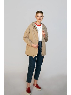 Lee Cooper Fredo Kadın Yağmurluk Bej